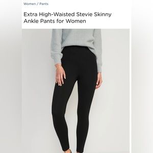 Extra High-Waisted Stevie Skinny Ankle Pants for Women